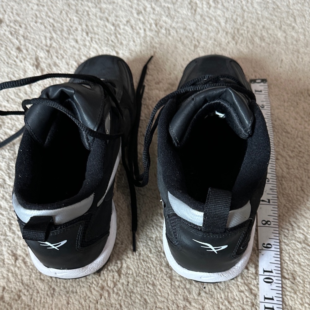 Nike Black and Silver Sneakers
